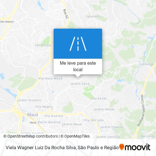 Viela Wagner Luiz Da Rocha Silva mapa