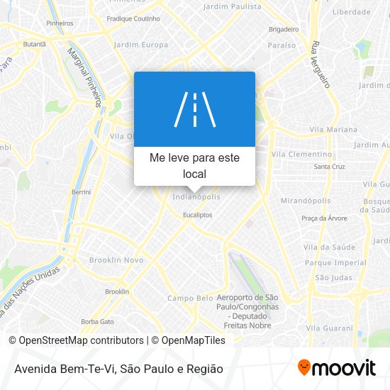 Avenida Bem-Te-Vi mapa