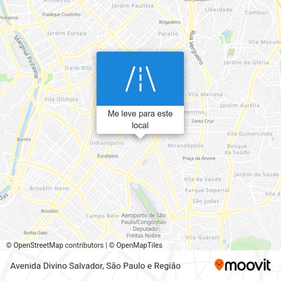 Avenida Divino Salvador mapa