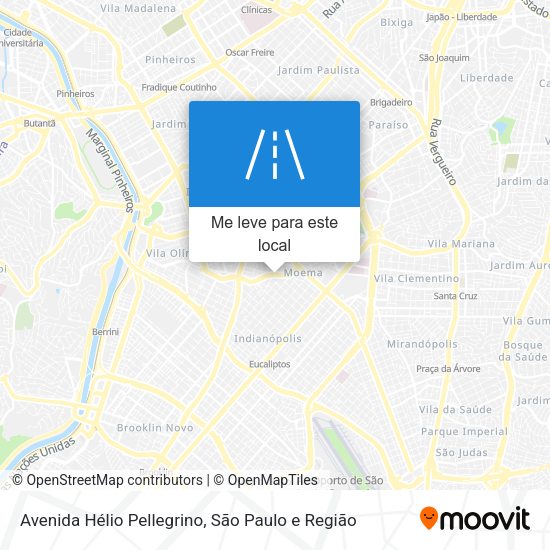 Avenida Hélio Pellegrino mapa
