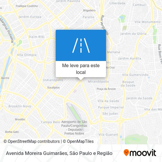 Avenida Moreira Guimarães mapa