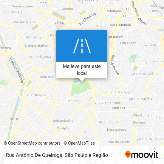 Rua Antônio De Queiroga mapa