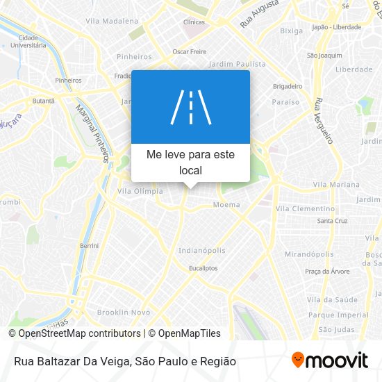 Rua Baltazar Da Veiga mapa