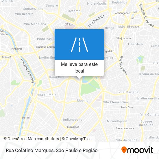 Rua Colatino Marques mapa