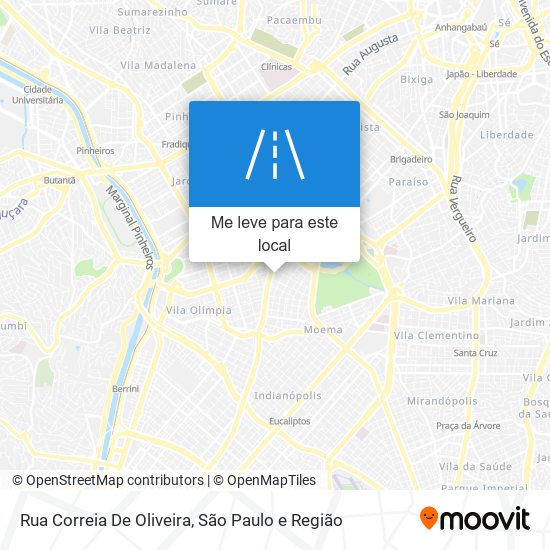 Rua Correia De Oliveira mapa