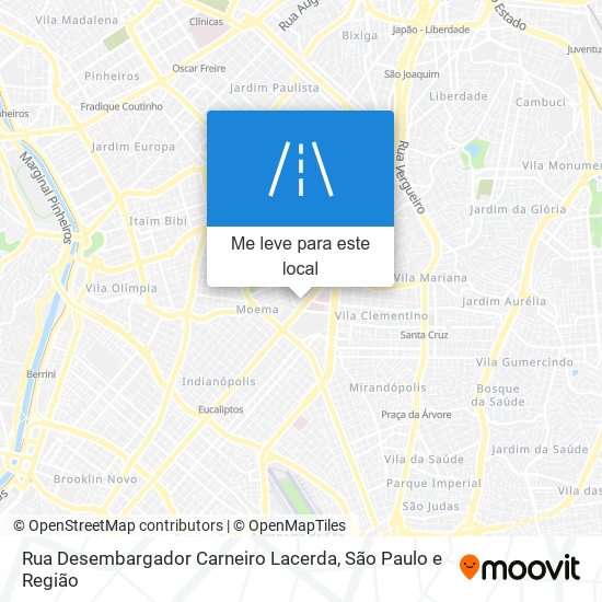 Rua Desembargador Carneiro Lacerda mapa