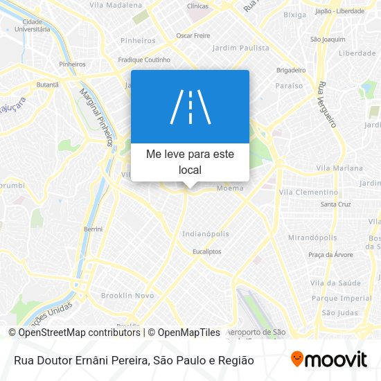 Rua Doutor Ernâni Pereira mapa