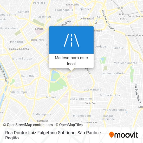 Rua Doutor Luiz Falgetano Sobrinho mapa