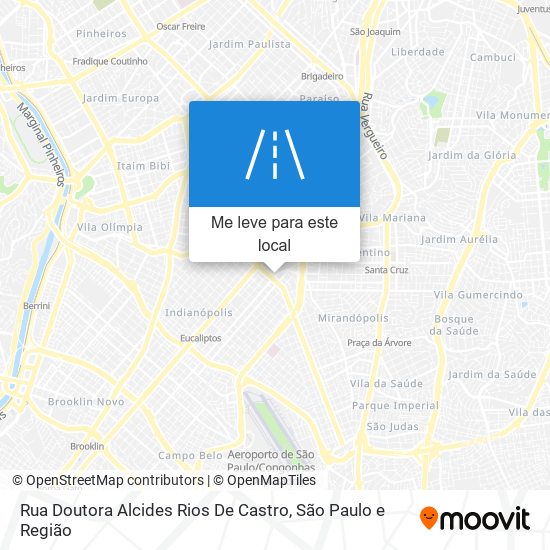 Rua Doutora Alcides Rios De Castro mapa