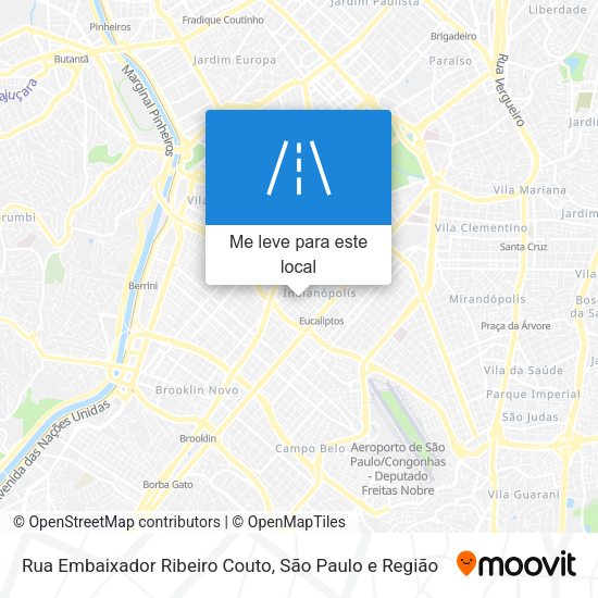 Rua Embaixador Ribeiro Couto mapa