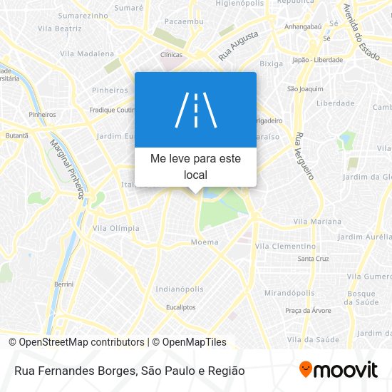 Rua Fernandes Borges mapa