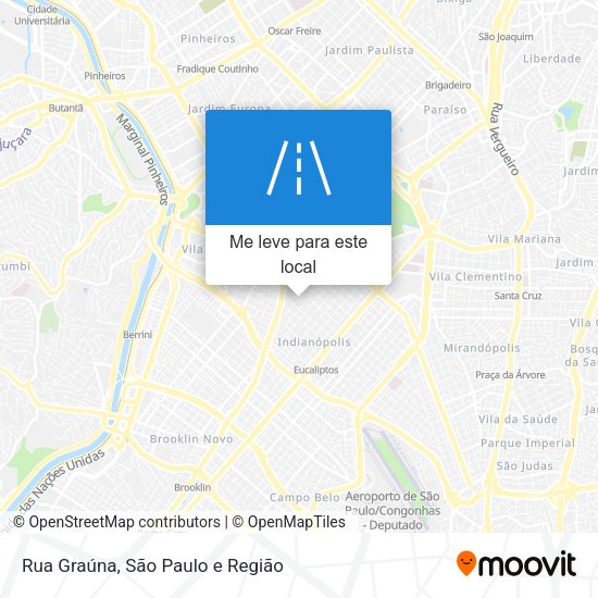 Rua Graúna mapa