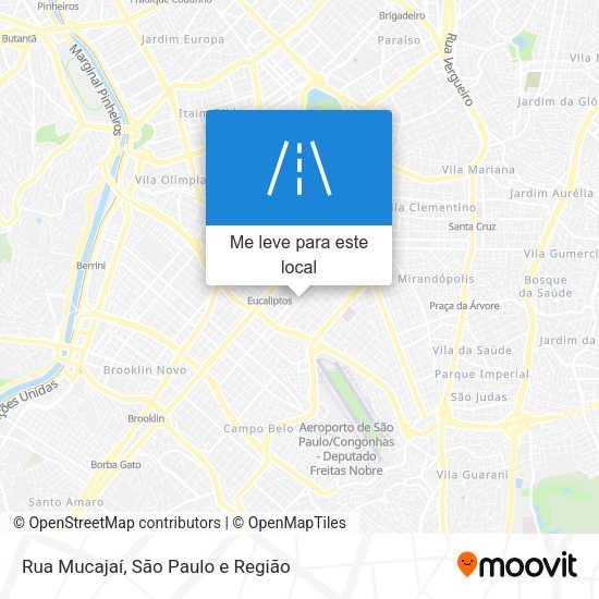 Rua Mucajaí mapa