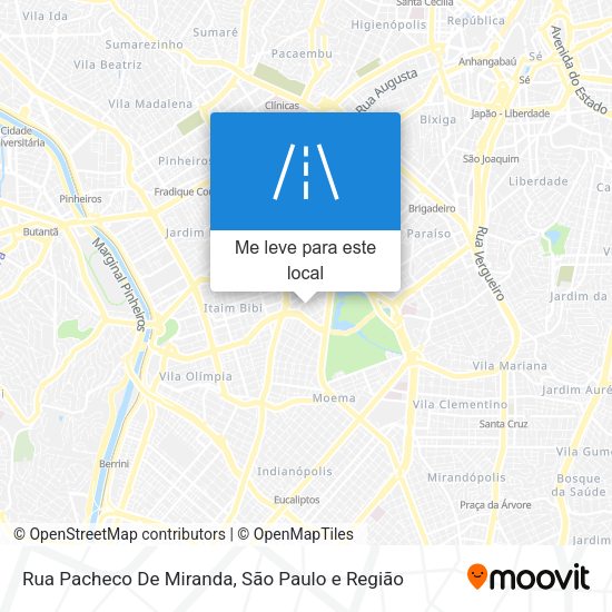 Rua Pacheco De Miranda mapa