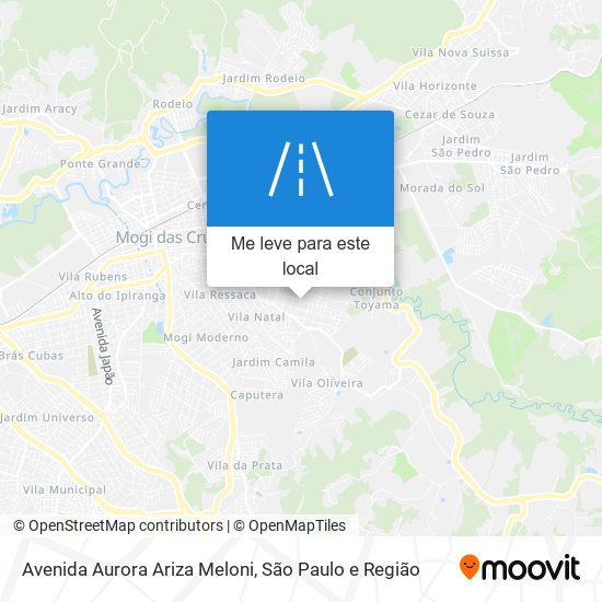 Avenida Aurora Ariza Meloni mapa