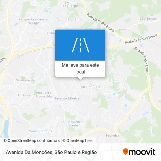 Avenida Da Monções mapa