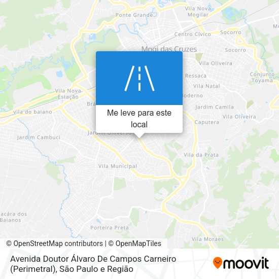 Avenida Doutor Álvaro De Campos Carneiro (Perimetral) mapa