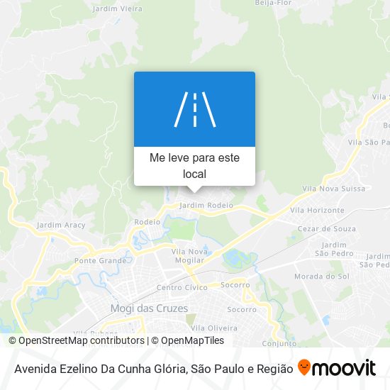Avenida Ezelino Da Cunha Glória mapa
