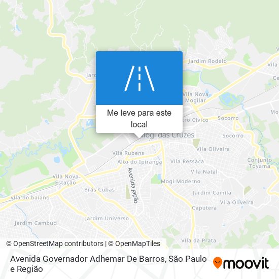 Avenida Governador Adhemar De Barros mapa