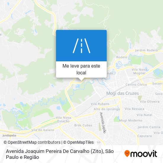 Avenida Joaquim Pereira De Carvalho (Zito) mapa