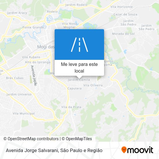 Avenida Jorge Salvarani mapa