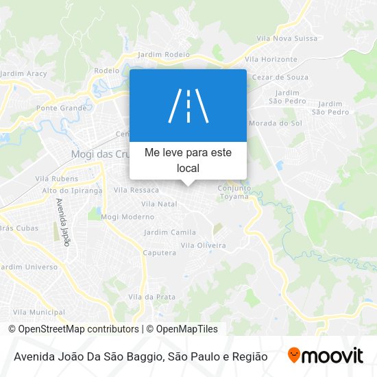 Avenida João Da São Baggio mapa