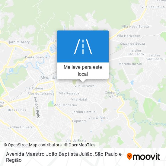 Avenida Maestro João Baptista Julião mapa