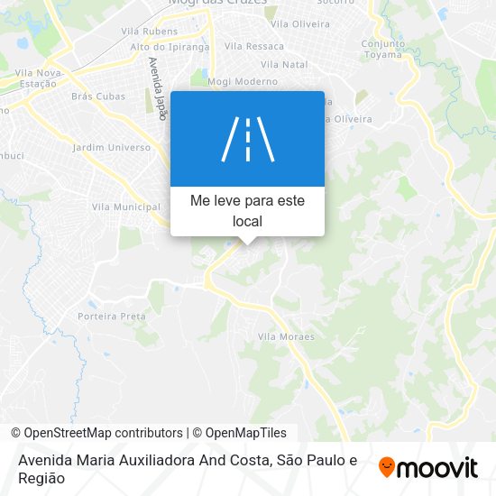Avenida Maria Auxiliadora And Costa mapa
