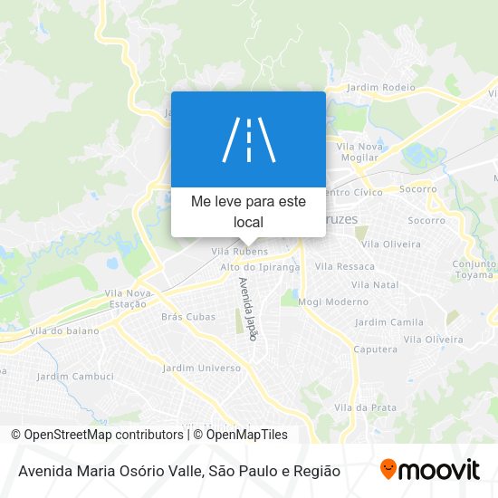 Avenida Maria Osório Valle mapa