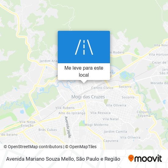 Avenida Mariano Souza Mello mapa
