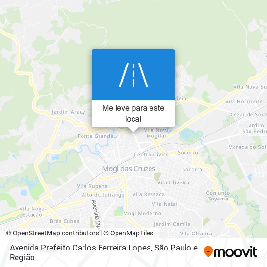 Avenida Prefeito Carlos Ferreira Lopes mapa