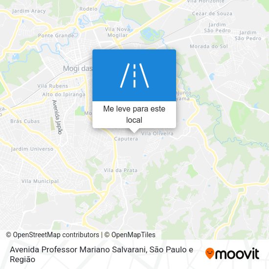 Avenida Professor Mariano Salvarani mapa