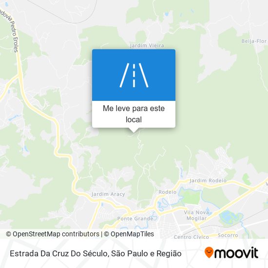 Estrada Da Cruz Do Século mapa