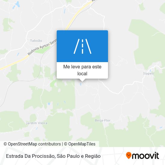 Estrada Da Procissão mapa