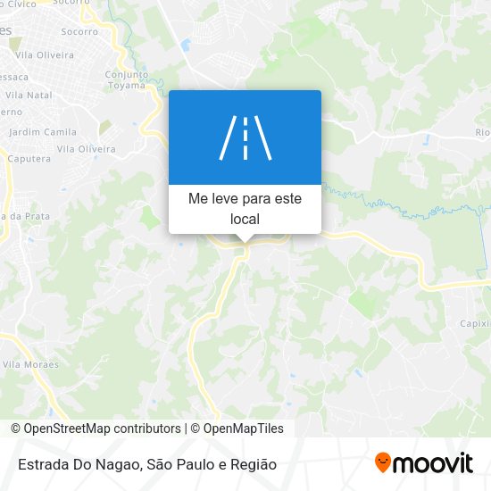 Estrada Do Nagao mapa