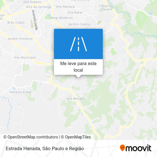 Estrada Hanada mapa