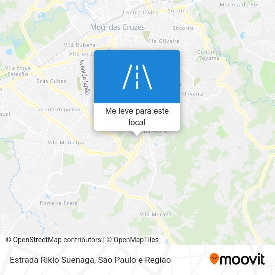 Estrada Rikio Suenaga mapa