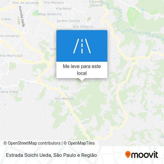 Estrada Soichi Ueda mapa