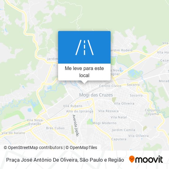 Praça José Antônio De Oliveira mapa