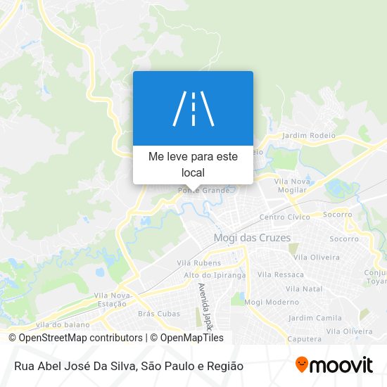 Rua Abel José Da Silva mapa