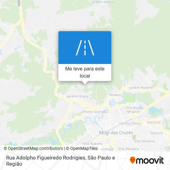 Rua Adolpho Figueiredo Rodrigies mapa