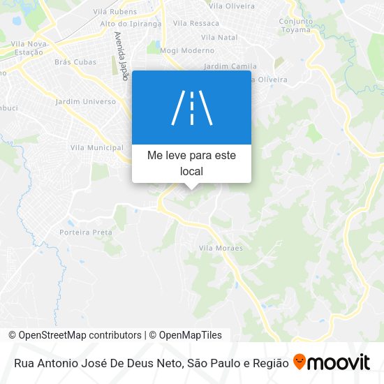 Rua Antonio José De Deus Neto mapa