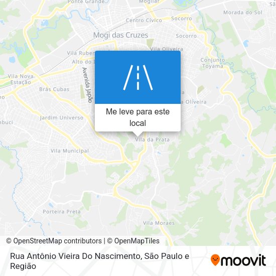 Rua Antônio Vieira Do Nascimento mapa