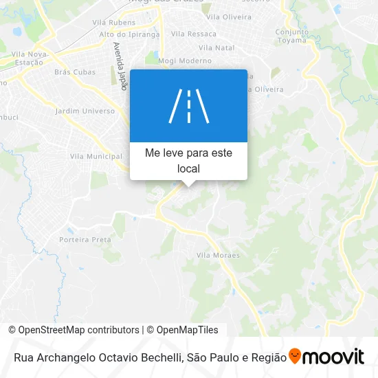 Rua Archangelo Octavio Bechelli mapa