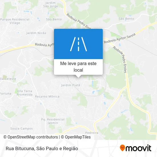 Rua Bitucuna mapa