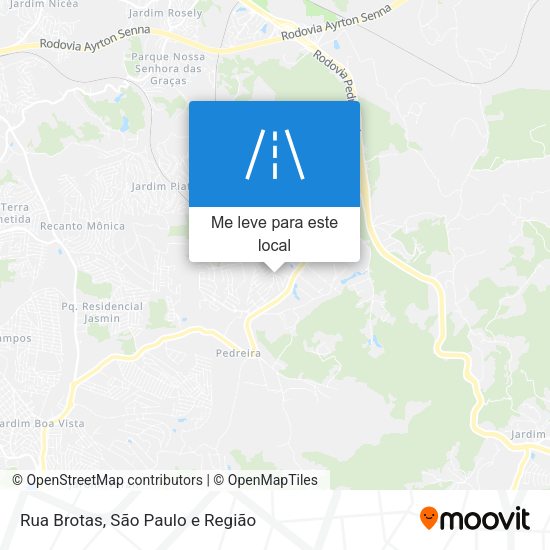 Rua Brotas mapa