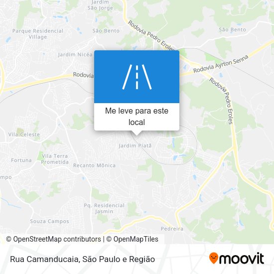 Rua Camanducaia mapa