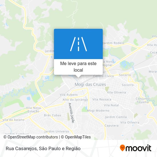 Rua Casarejos mapa