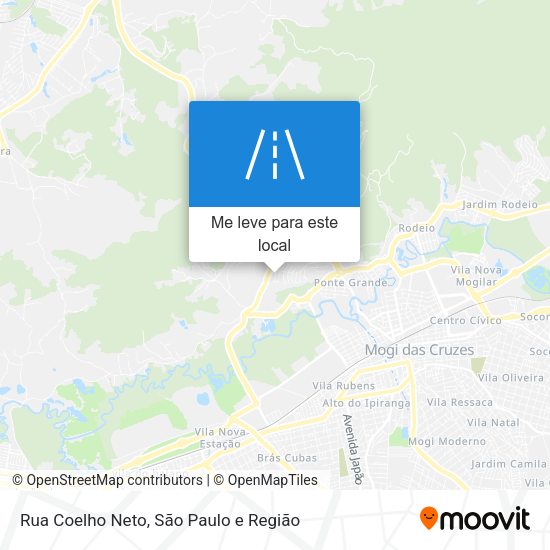 Rua Coelho Neto mapa