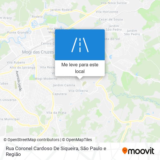 Rua Coronel Cardoso De Siqueira mapa